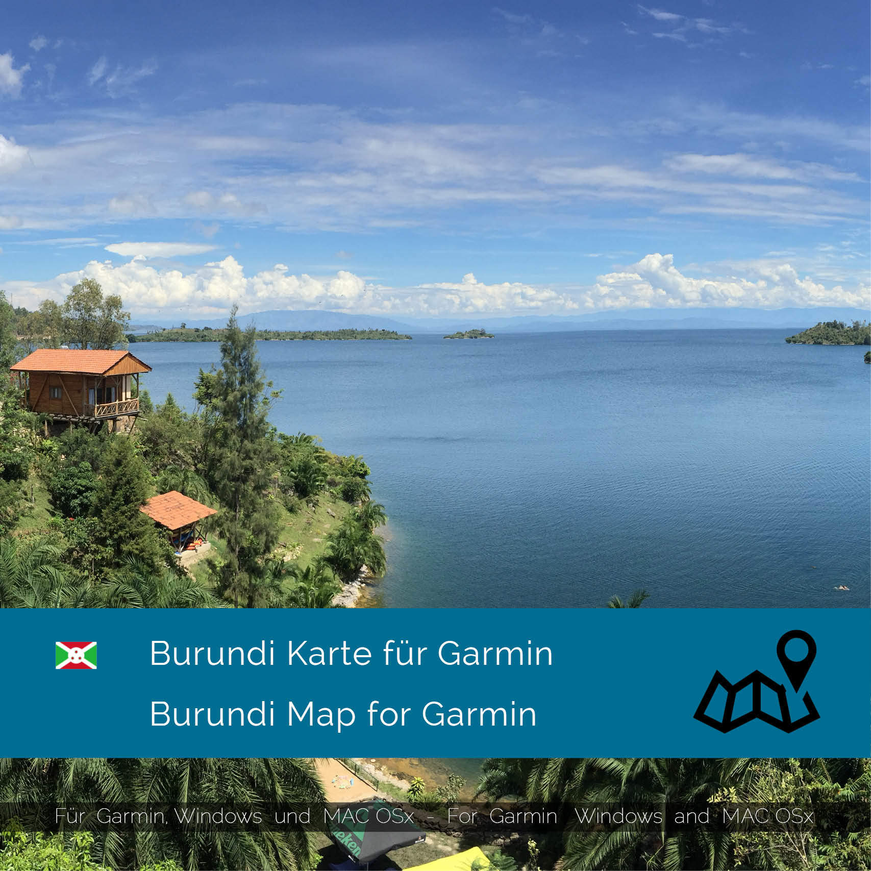 Burundi GPS Karte für Garmin | Africa Expedition