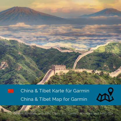 China & Tibet Garmin Karte Download