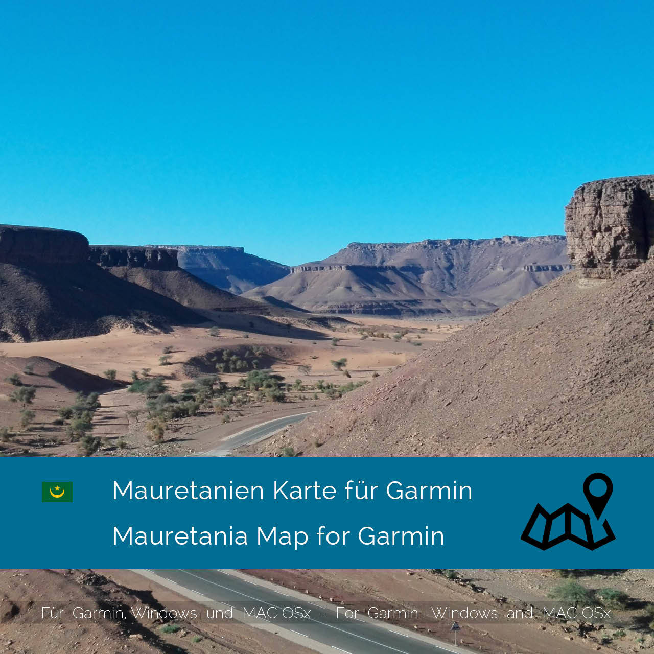 Mauretanien Karte Fur Garmin Jetzt Online Im Shop Als Download Kaufen