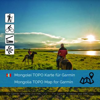Mongolei TOPO GPS Karte für Garmin jetzt im Shop kaufen